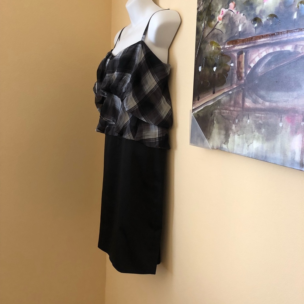 BCBG pencil skirt with ruffle top dress